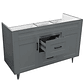 Mueble Vanitorio Deluxe D120SK Gris Doble - Miniatura 4