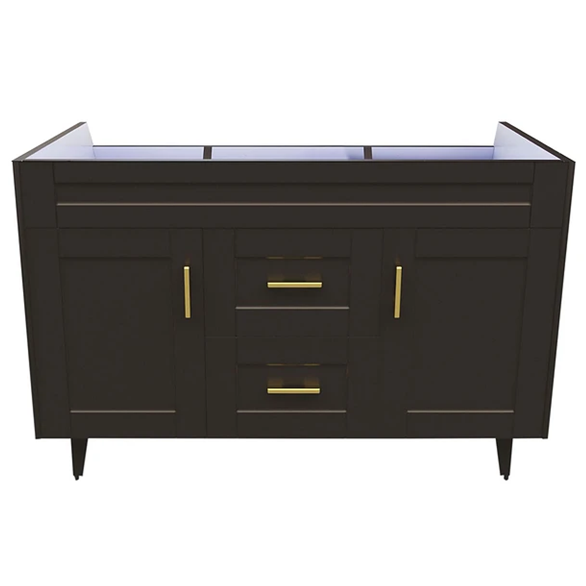 Mueble Vanitorio Deluxe D120SK Café Doble 1