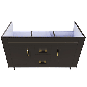 Mueble Vanitorio Deluxe D120SK Café Doble