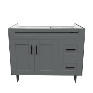 Mueble Vanitorio Deluxe 100SK Gris