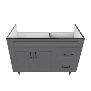 Mueble Vanitorio Deluxe 100SK Gris