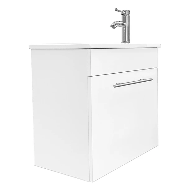 Kit Mueble Vanitorio Elegant a Muro Blanco MB2055Z 3