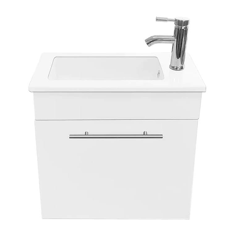 Kit Mueble Vanitorio Elegant a Muro Blanco MB2055Z 6