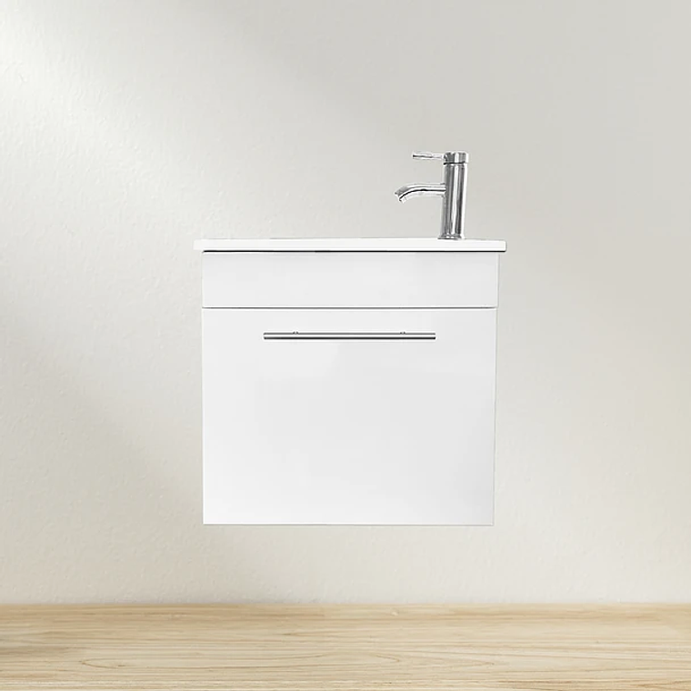 Kit Mueble Vanitorio Elegant a Muro Blanco MB2055Z 7