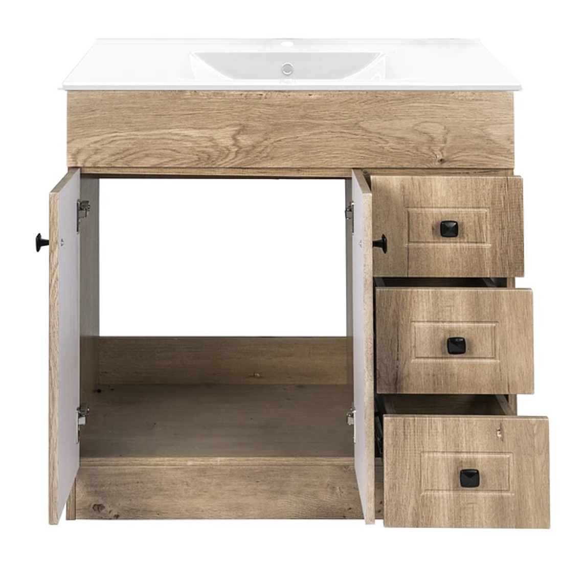 Kit Mueble B80PH-WOOD + Vanitorio Plano-80 2