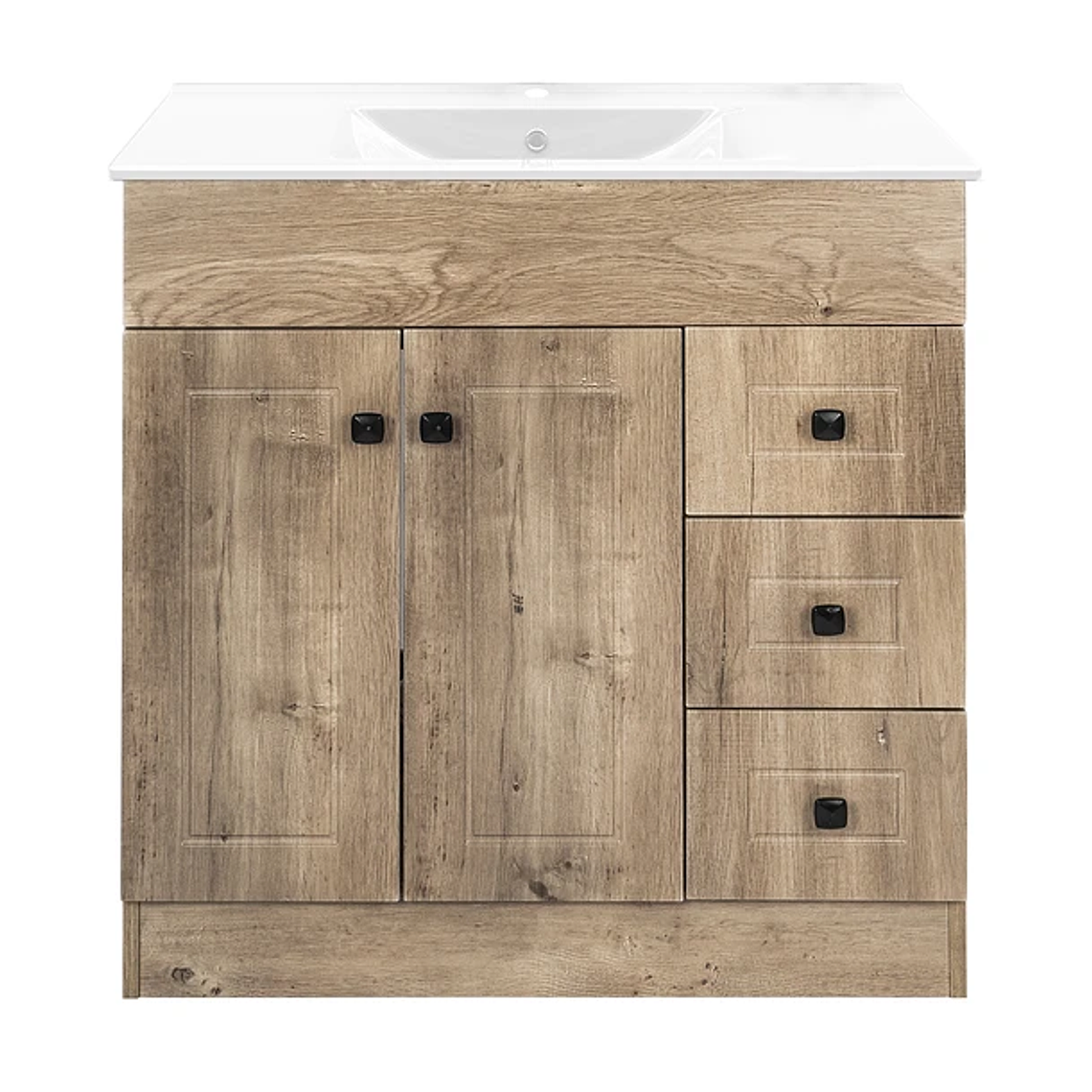 Kit Mueble B80PH-WOOD + Vanitorio Plano-80 1