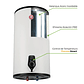 TERMO ELÉCTRICO ACERO INOXIDABLE URSUS TROTTER UT 80L 2KW - Miniatura 4
