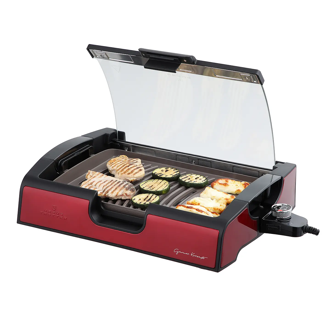 PARRILLA ELÉCTRICA URSUS TROTTER UT-ECOKERAMIKRED 4