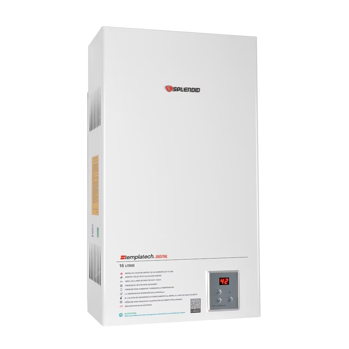 CALEFONT 16 LITROS GAS NATURAL TIRO NATURAL SPLENDID 2