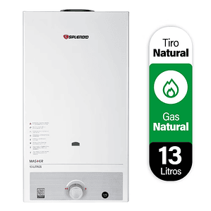 CALEFONT 13 LITROS GAS NATURAL TIRO NATURAL SPLENDID