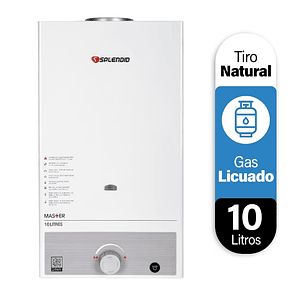 CALEFONT 10 LITROS GAS LICUADO TIRO NATURAL SPLENDID
