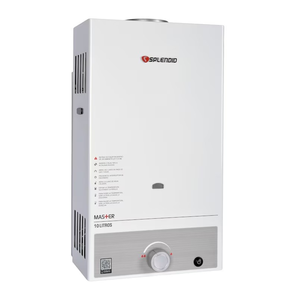 CALEFONT 10 LITROS GAS LICUADO TIRO NATURAL SPLENDID 2