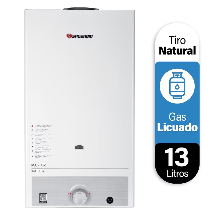 CALEFONT 13 LITROS GAS LICUADO TIRO NATURAL SPLENDID 1
