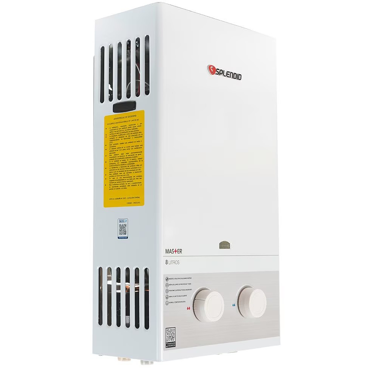 CALEFONT 8 LITROS GAS LICUADO TIRO NATURAL SPLENDID 2