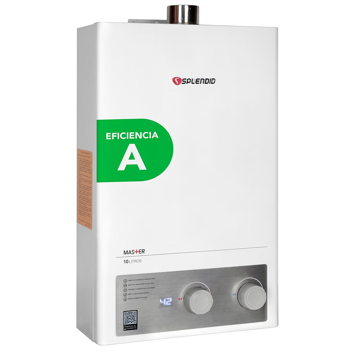 PACK CALEFONT 10 LITROS G. LICUADO TIRO FORZADO + KIT 4