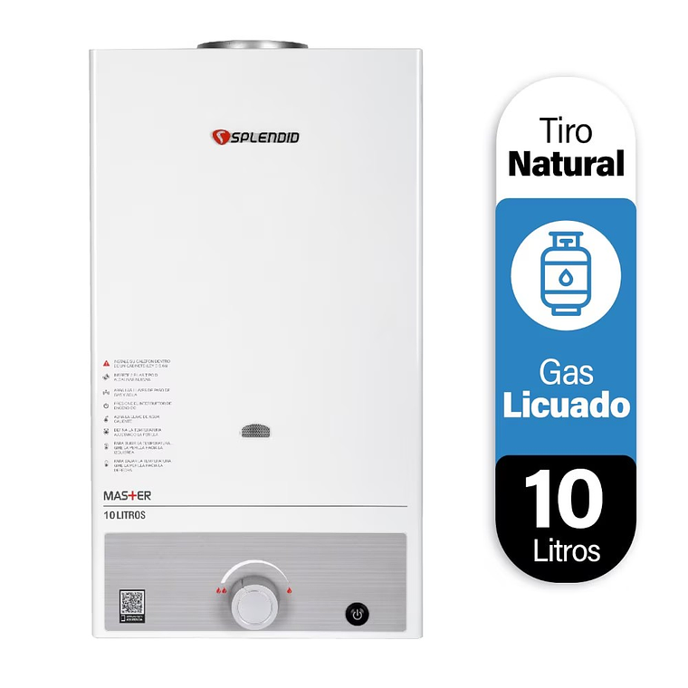 CALEFONT GAS LICUADO 10 LT. NATURAL + BOMBA PRESURIZADORA 3