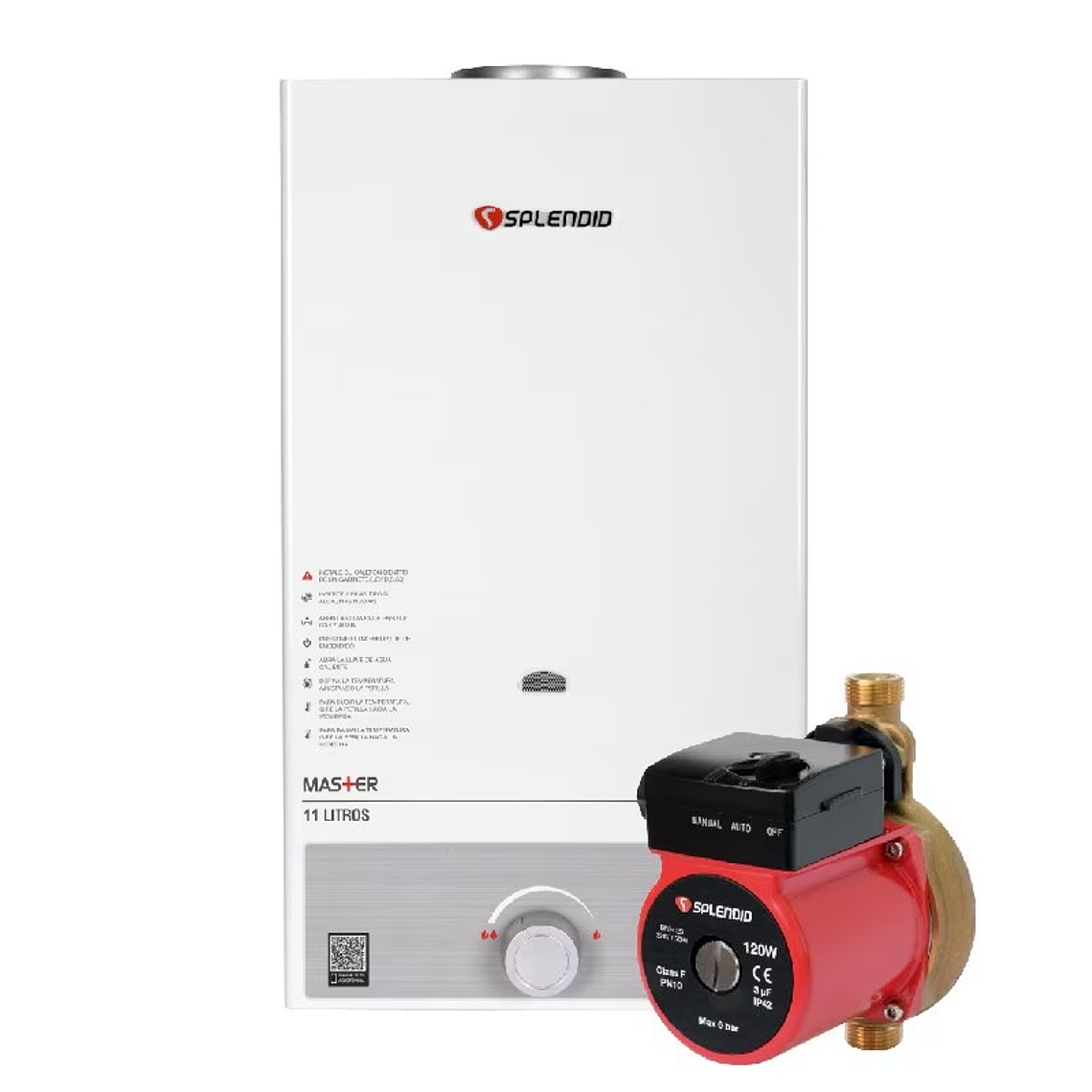 CALEFONT GAS NATURAL 11 LT. NATURAL + BOMBA PRESURIZADORA 1