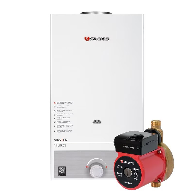 CALEFONT GAS NATURAL 11 LT. NATURAL + BOMBA PRESURIZADORA 1