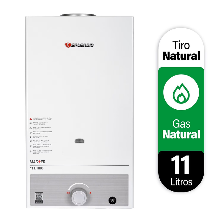 CALEFONT GAS NATURAL 11 LT. NATURAL + BOMBA PRESURIZADORA 5