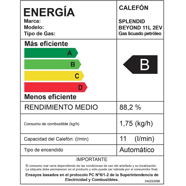 CALEFONT GAS LICUADO 11 LT. NATURAL + BOMBA PRESURIZADORA 5