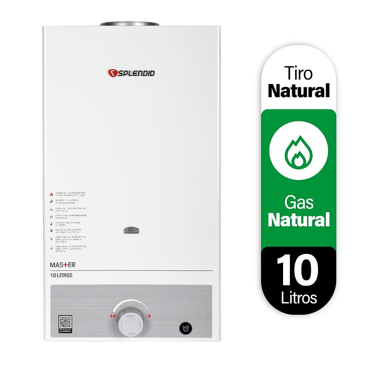 CALEFONT GAS NATURAL 10 LT. NATURAL + BOMBA PRESURIZADORA 4