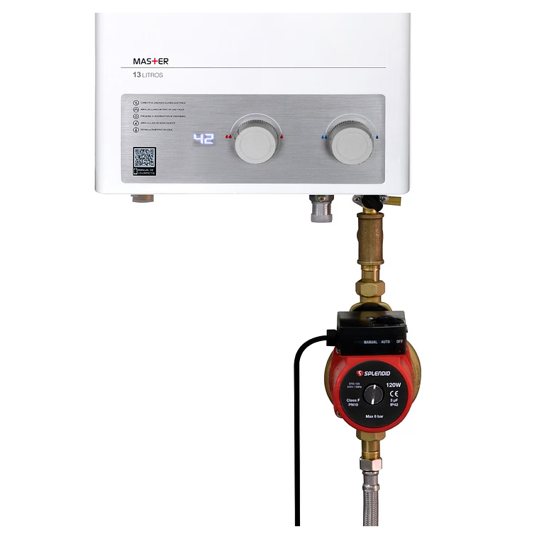  CALEFONT 13 L. T. FORZADO G. LICUADO + KIT + BOMBA DE AGUA SPLENDID 6