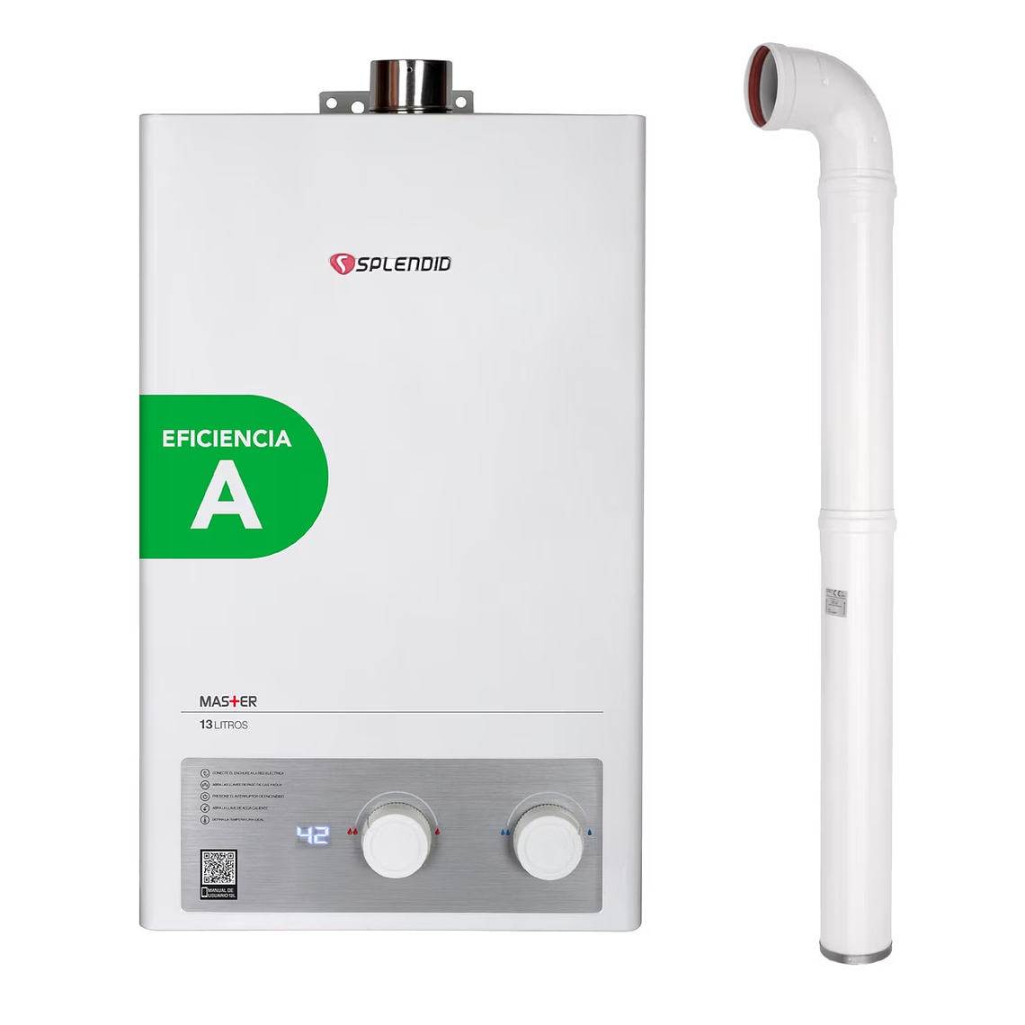 CALEFONT SPLENDID 13L. T. FORZADO G. LICUADO + KIT DE EVACUACIÓN 1