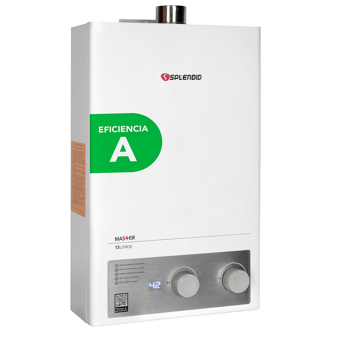 CALEFONT SPLENDID 13L. T. FORZADO G. LICUADO + KIT DE EVACUACIÓN 4