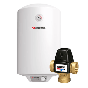 TERMO ELÉCTRICO 30L MURAL + VÁLVULA MEZCLADORA 1/2 SPLENDID