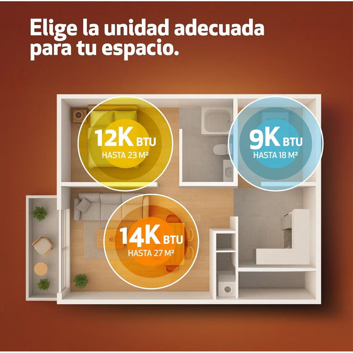 AIRE ACONDICIONADO PORTÁTIL 12000 BTU FRÍO/CALOR WIFI SPLENDID 6