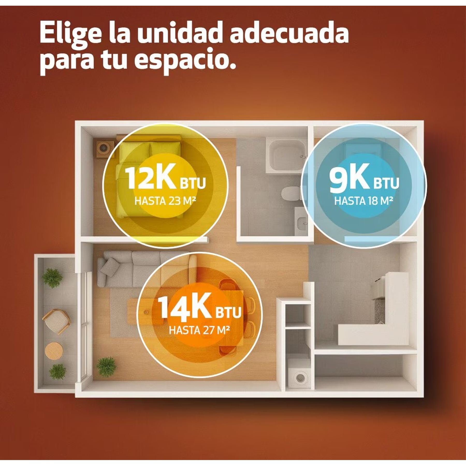 AIRE ACONDICIONADO PORTÁTIL 12000 BTU SOLO FRÍO WIFI SPLENDID