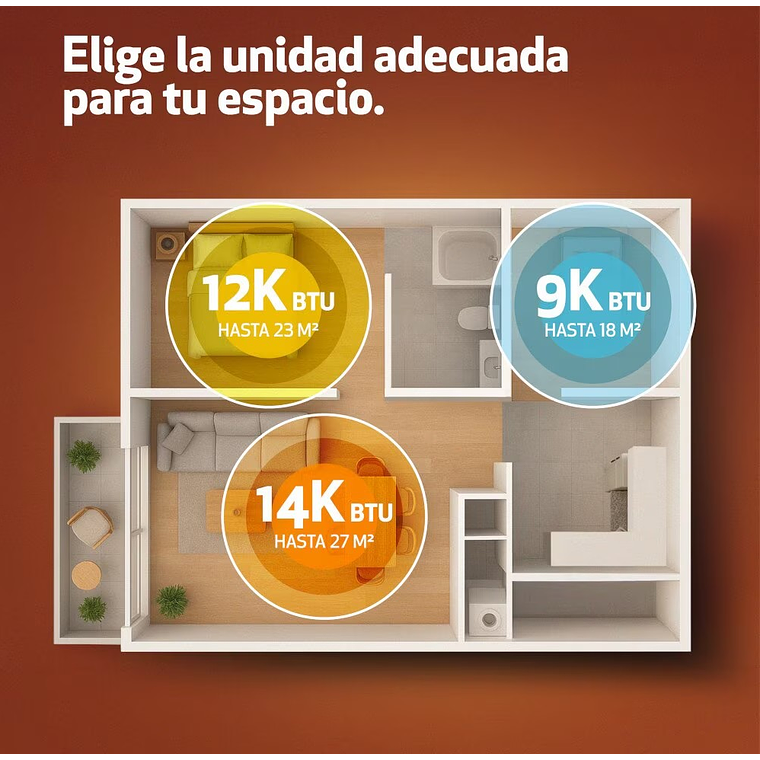 AIRE ACONDICIONADO PORTÁTIL 9000 BTU FRÍO/CALOR WIFI SPLENDID 4