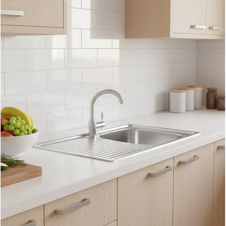 LAVAPLATOS EMPOTRADO 800X435 MM IZQUIERDO SPLENDID 5