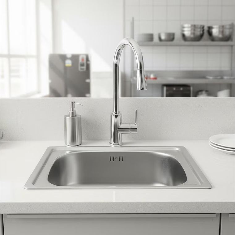 LAVAPLATOS EMPOTRADO 460X400 MM SPLENDID  6