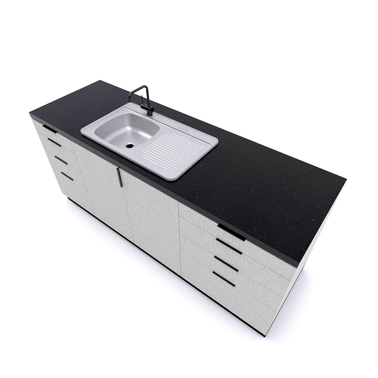 LAVAPLATOS SOBREPONER 800X500 MM DERECHO PARA MONOMANDO SPLENDID 4