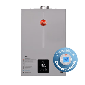 CALEFONT DIGITAL 18 LITROS GAS LICUADO TIRO FORZADO RHEEM