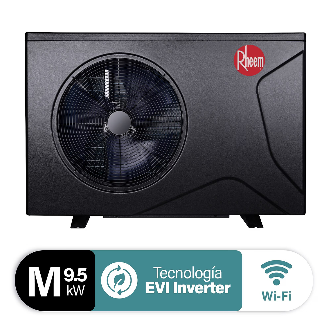 BOMBA DE CALOR PARA PISCINA CROSSWIND M 38M3 9,5KW INVERTER RHEEM 1