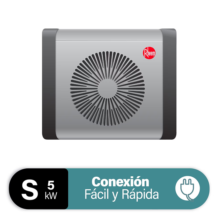 BOMBA DE CALOR PARA PISCINAS ARMABLES, HOT TUB Y JACUZZI CROSSWIND S 19M3 5KW RHEEM 1