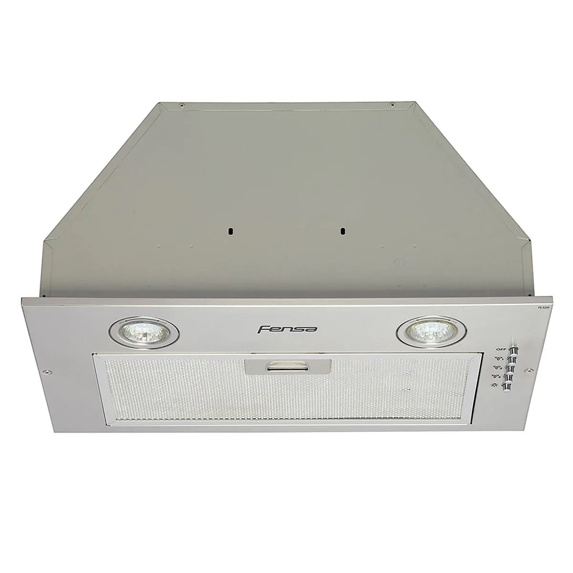 CAMPANA DE COCINA EXTRACTORA FENSA 52CM EMPOTRABLE DOUBLE FUNCTION FX 5200 INOX 1