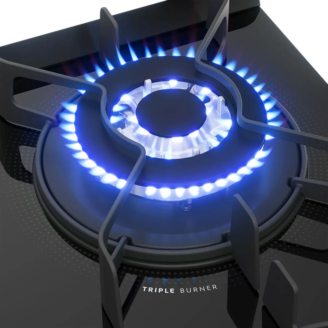 COCINA A GAS 4 PLATOS FENSA EXPERIENCE CON VAPORBAKE Y CUBIERTA VIDRIO F 3000 RT INOX 10