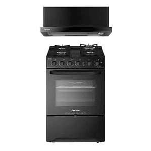 KIT COCINA FENSA 4 PLATOS F 3000 BT + CAMPANA RETRÁCTIL EMPOTRADA FG 7770 FENSA