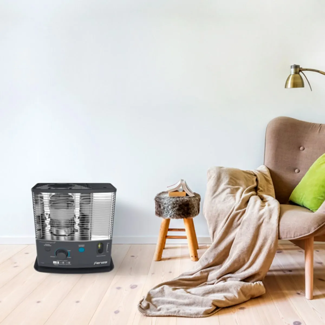 ESTUFA PARAFINA MECHA FENSA 4,2 LITROS 2,7KW CON ENCENDIDO ELÉCTRICO F 720+ 7