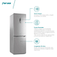 REFRIGERADOR FENSA 322L NO FROST BOTTOM FREEZER CON PUERTA REVERSIBLE DB60S INOX - Miniatura 3