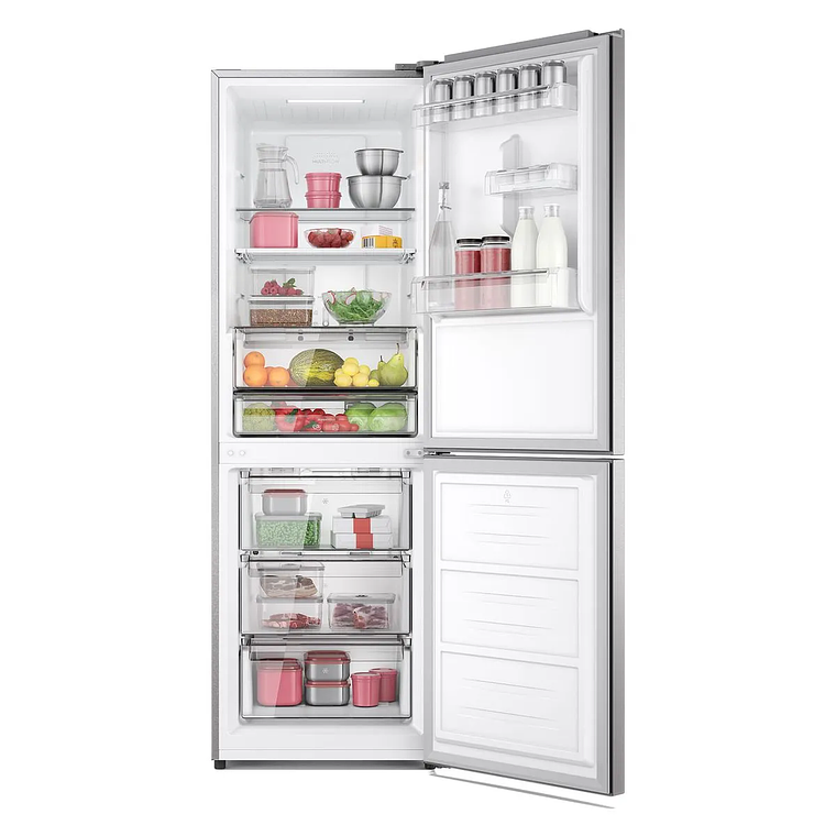 REFRIGERADOR FENSA 322L NO FROST BOTTOM FREEZER CON PUERTA REVERSIBLE DB60S INOX 7