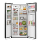 REFRIGERADOR FENSA 436L NO FROST SIDE BY SIDE INVERTER DISPENSADOR DE AGUA SFX440B NEGRO - Miniatura 9