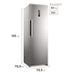 REFRIGERADOR FENSA 355L NO FROST 1 PUERTA INVERTER CON AUTOSENSE RTI4S INOX - Miniatura 8