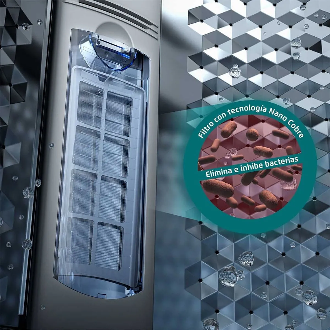 LAVADORA AUTOMÁTICA FENSA 21KG CARGA SUPERIOR AHORRO DE AGUA PREMIUM CARE 21 NEGRA 13