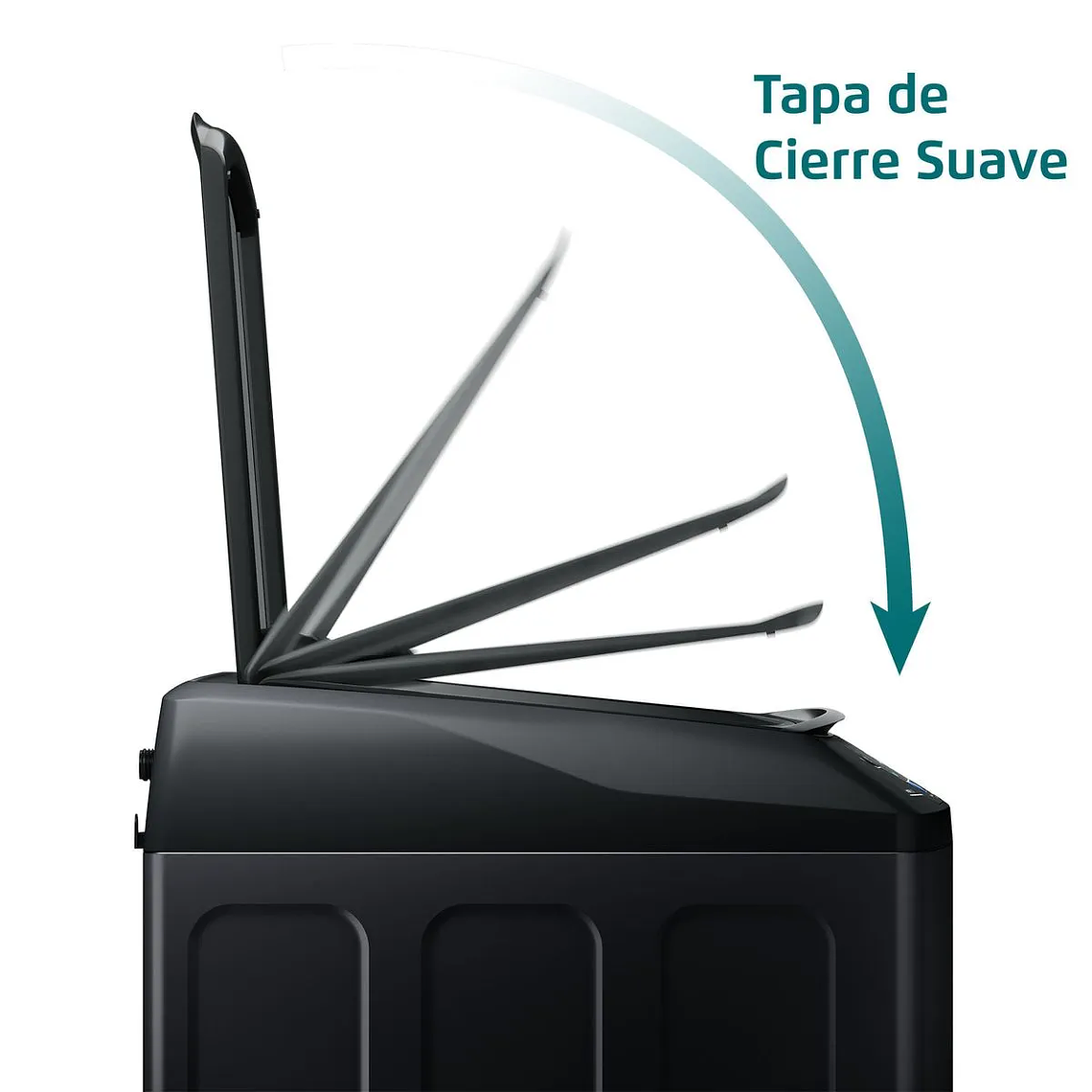 LAVADORA AUTOMÁTICA FENSA 18KG CARGA SUPERIOR AHORRO DE AGUA PREMIUM CARE 18 NEGRA 3