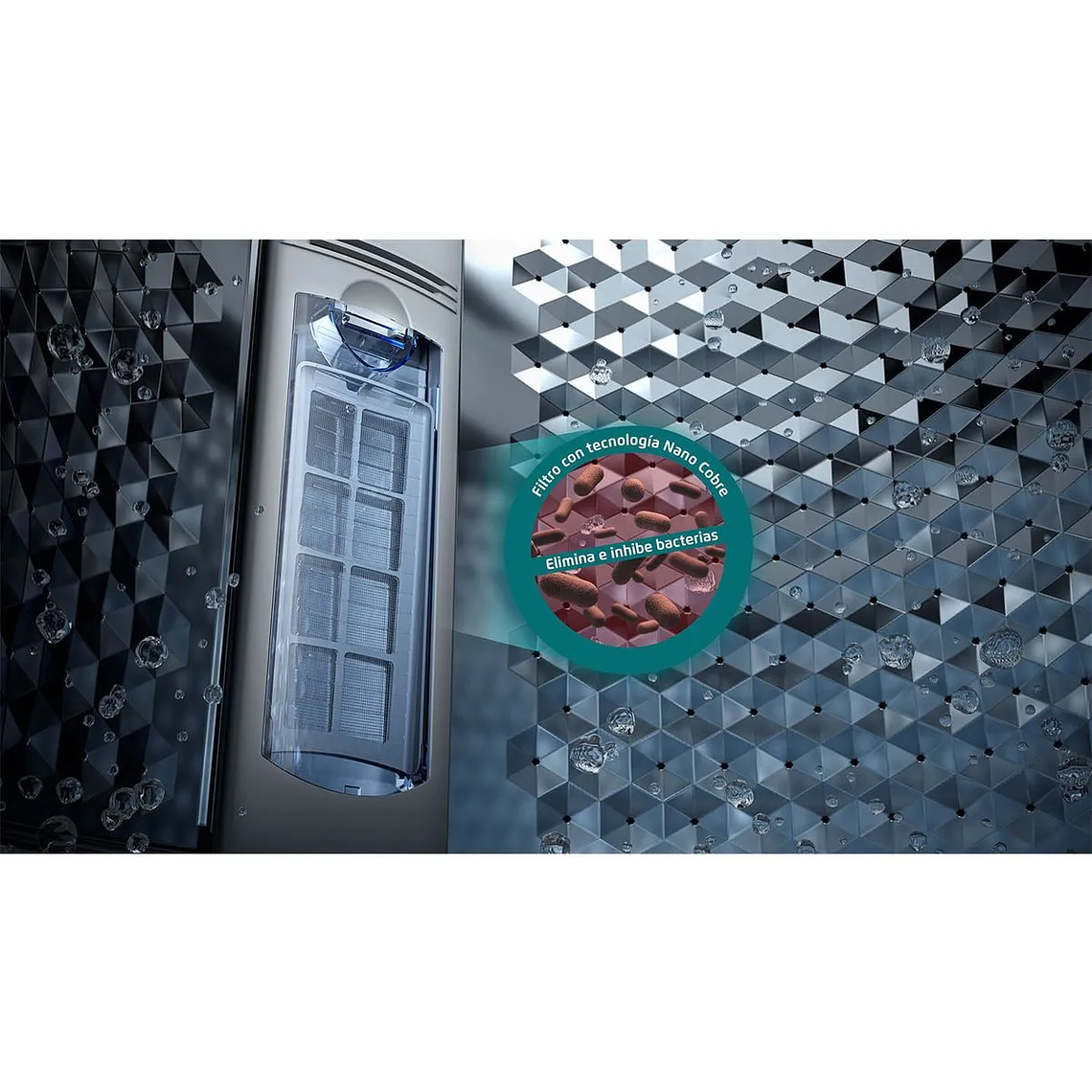 LAVADORA AUTOMÁTICA FENSA 21KG CARGA SUPERIOR AHORRO DE AGUA PREMIUM CARE 21 ONIX GRIS 14