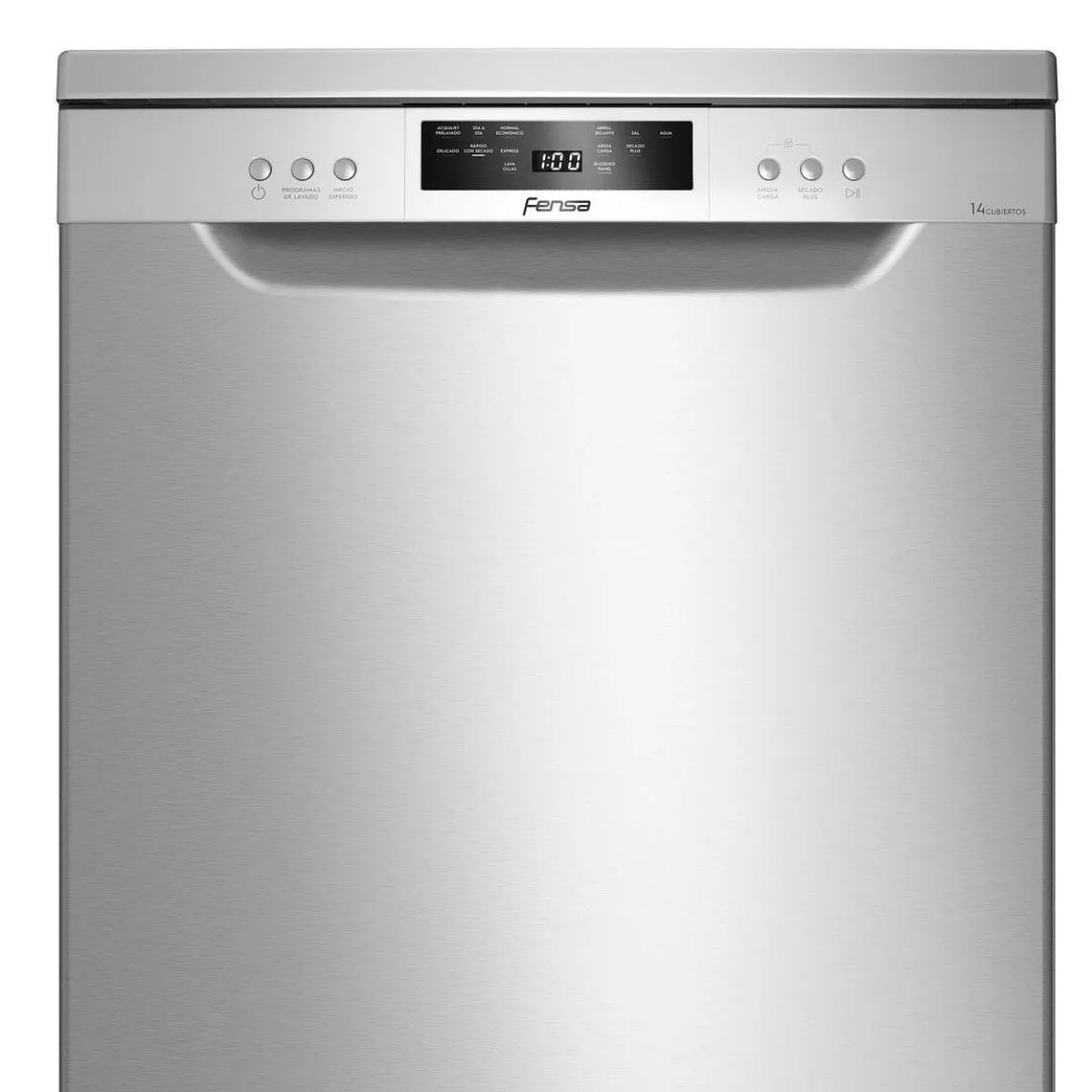 LAVAVAJILLAS 14 CUBIERTOS FENSA EXPERIENCE PROGRAMA ECONÓMICO Y PANEL DIGITAL 14SZ INOX 4